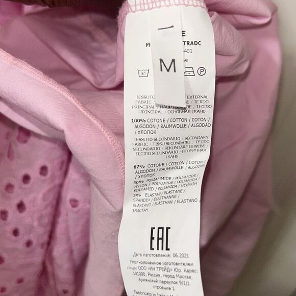 DX Collection Pink Embroidered Cotton Maxi Dress(Size Medium) - Picture 6 of 9